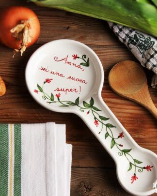 Poggiamestoli Ceramica Personalizzato 3