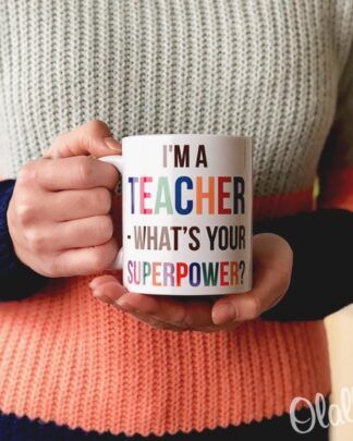Tazza Personalizzata Maestra Idea Regalo 3