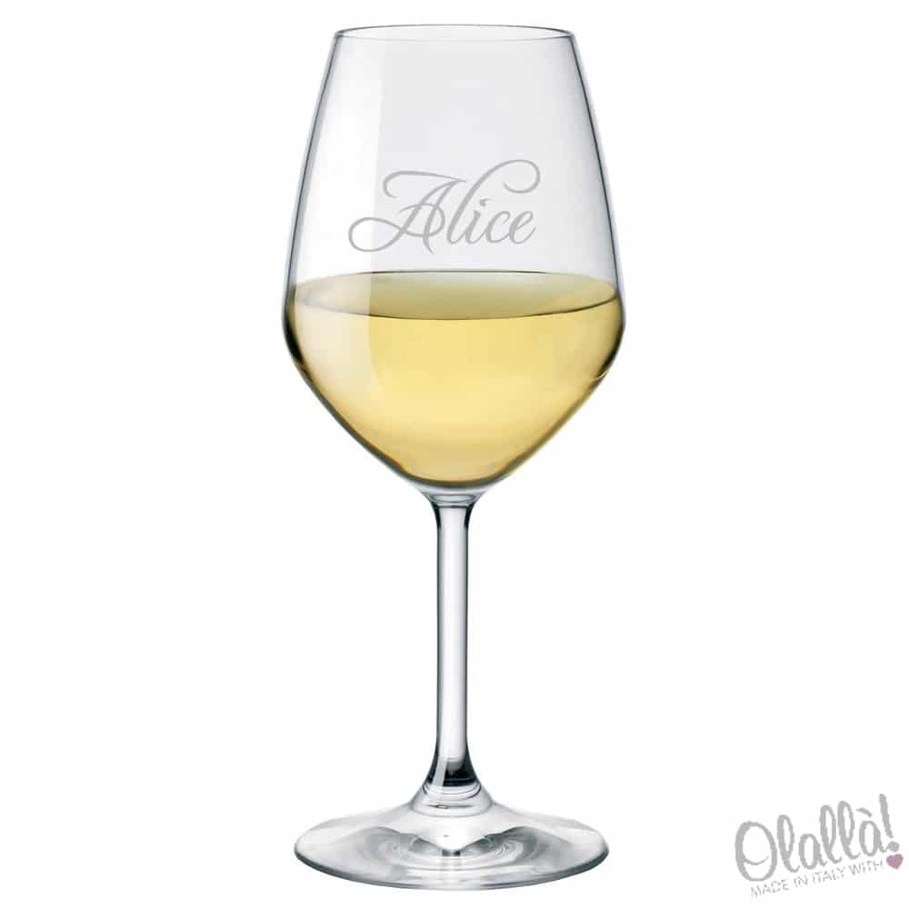 Calice Personalizzato Nome Corsivo Elegante12