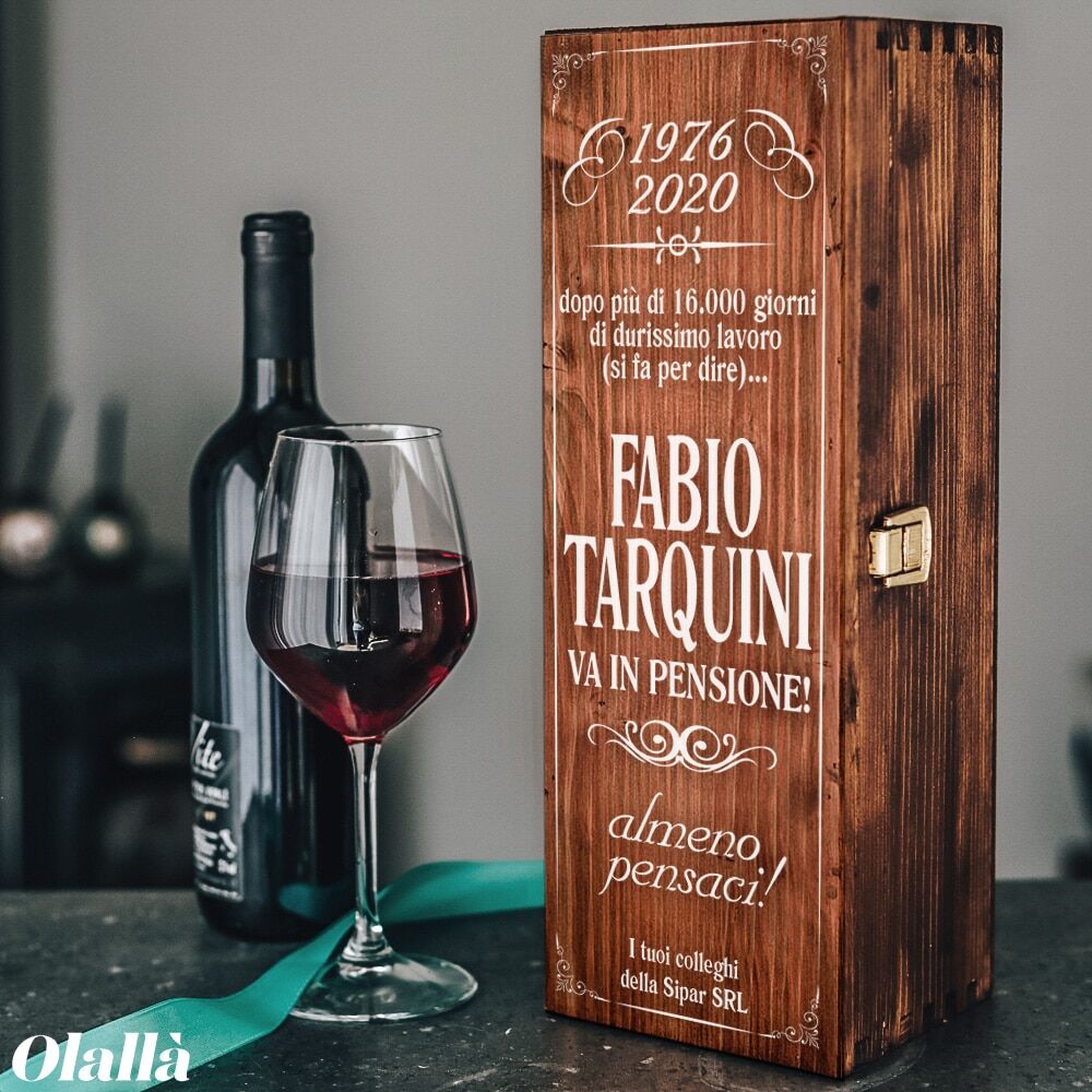 Cassetta Vino Pensione Personalizzata Idea Regalo4