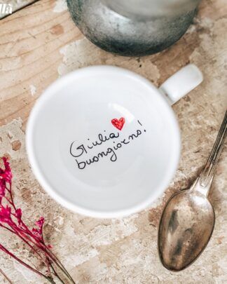 Tazzina CafE Dedica Idea Regalo Personalizzata 307