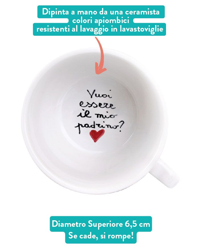 Tazzina Personalizzata Regalo Padrino