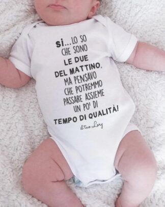 Body Bambino Idea Regalo Nascita