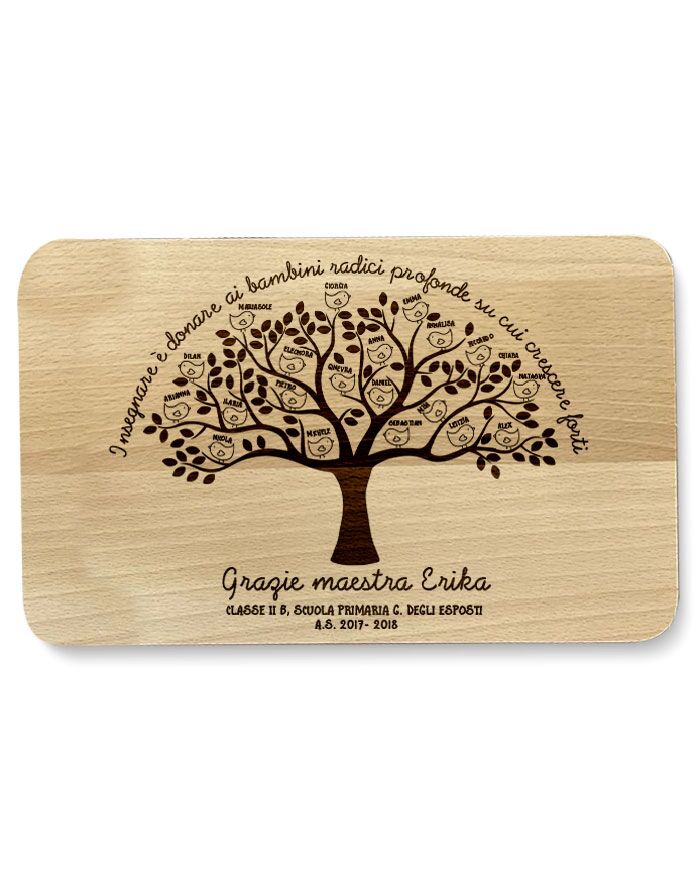 Tagliere Personalizzato Regalo Maestra02