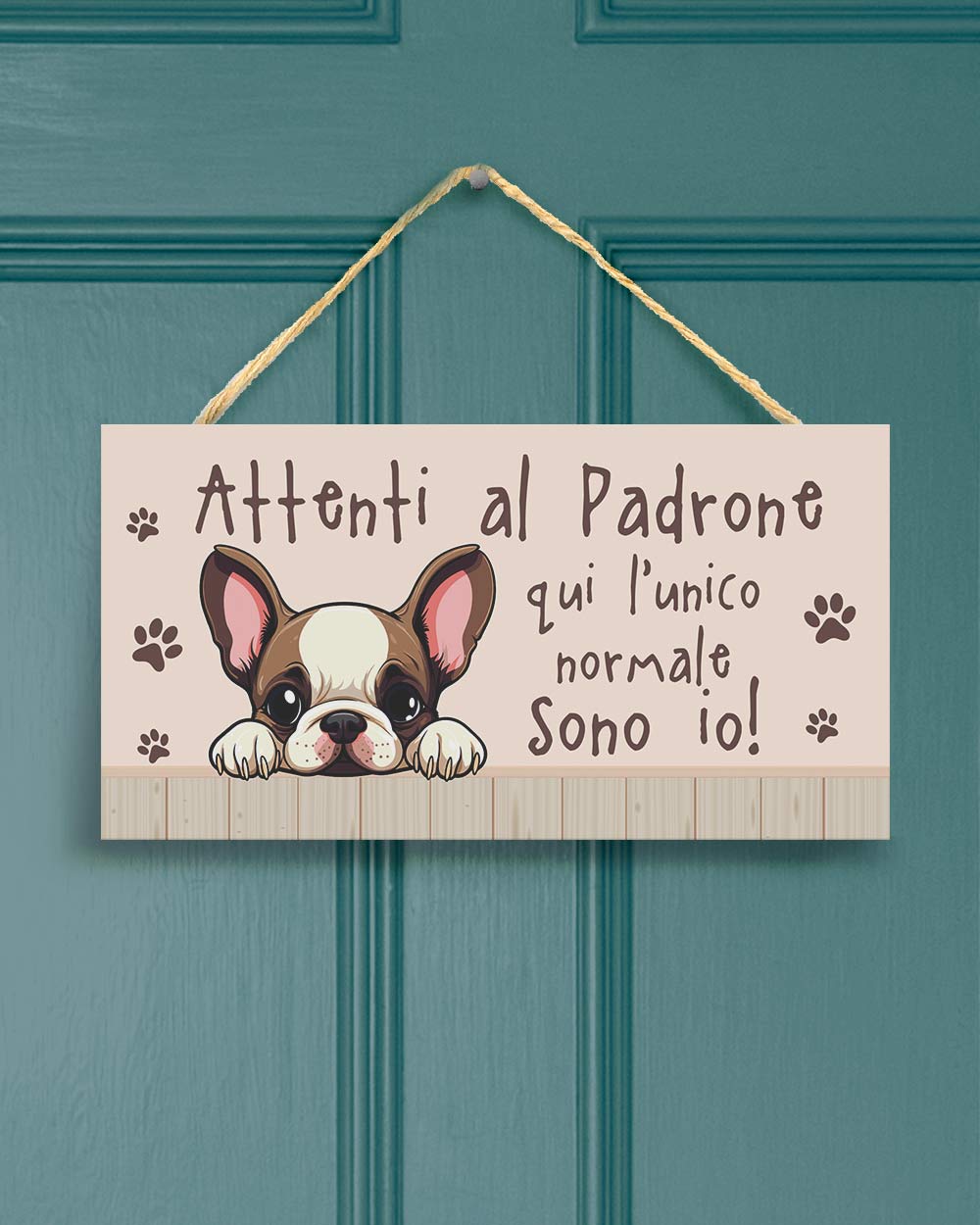 Targhetta Casa Cane Regalo Personalizzabile 03
