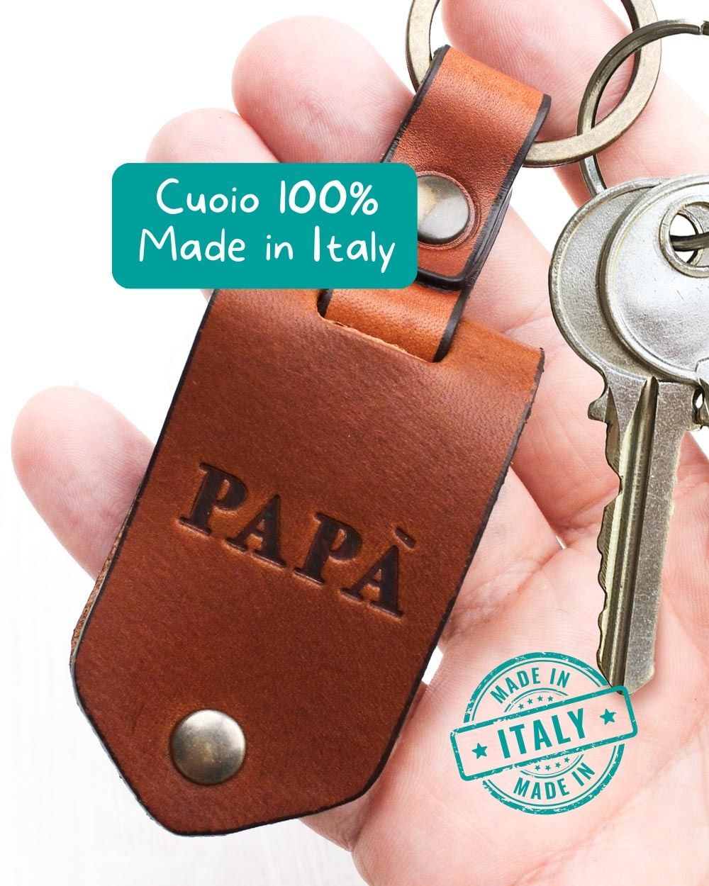 portachiavi-cuoio-per-papà-personalizzato-con-foto-e-dedica-idea-regalo-festa-del-papà