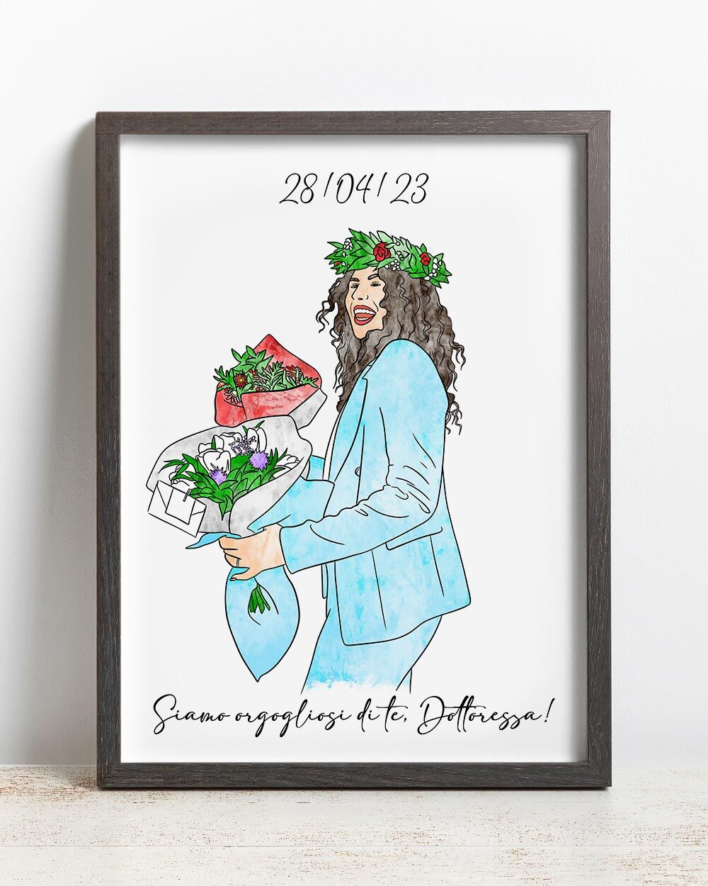 Disegno Illustrazione Ritratto Personalizzato Regalo Nonni02