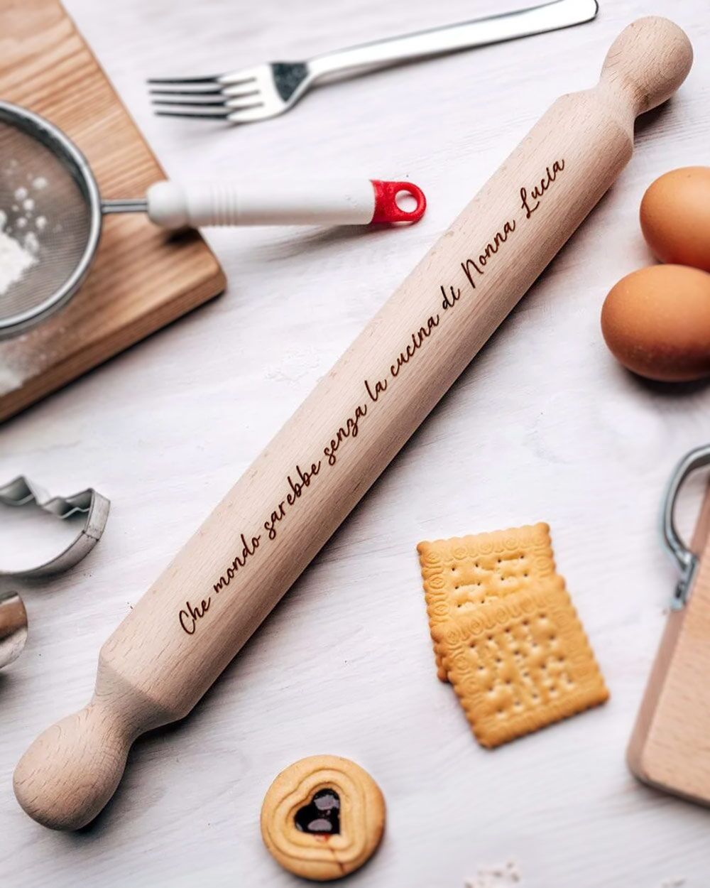 Mattarello Natale Regalo Nonna Cucina Amore3