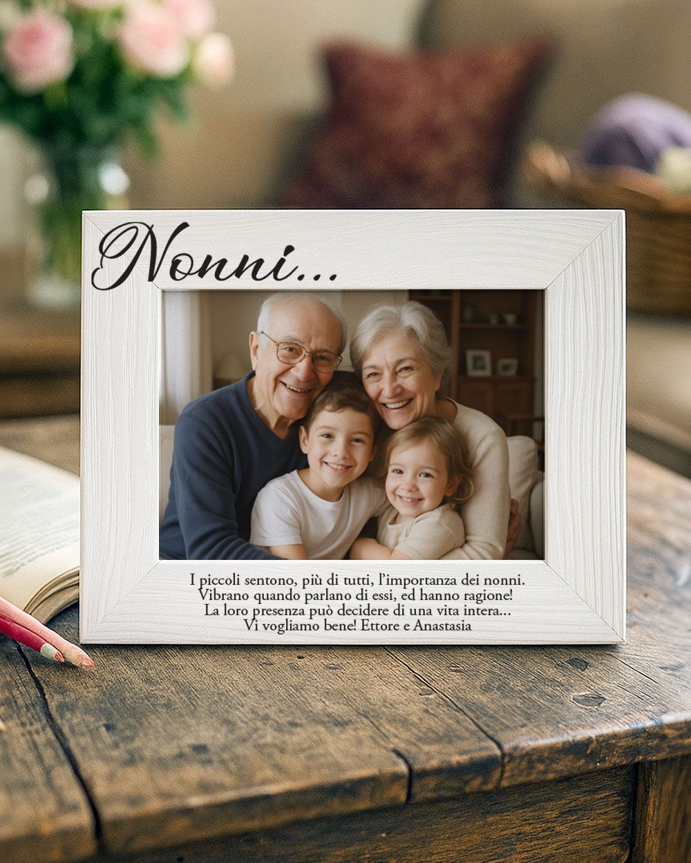 Cornice Personalizzata Con Dedica Nonni Regalo222