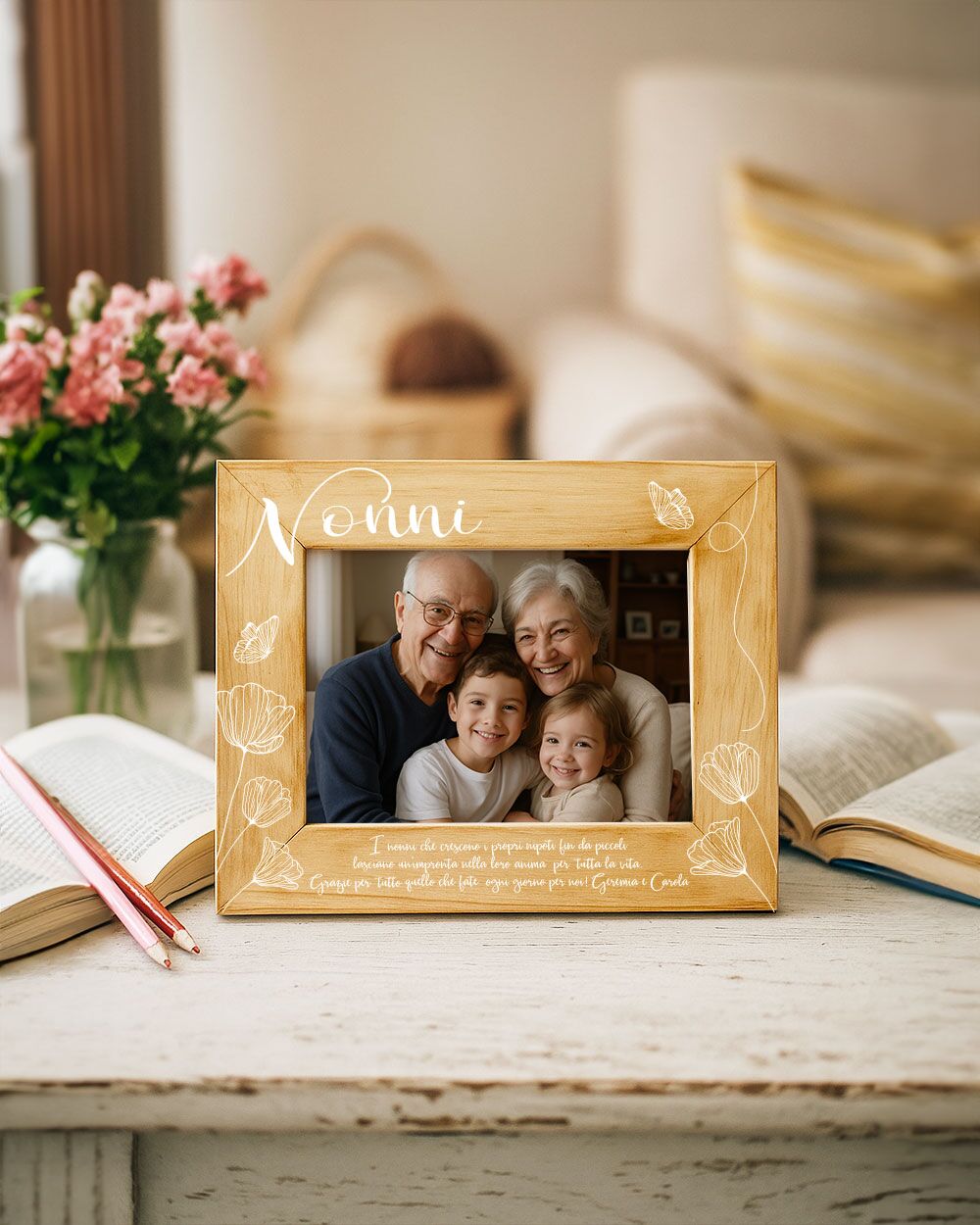 Cornice Personalizzata Con Dedica Nonni Regalo233e22322