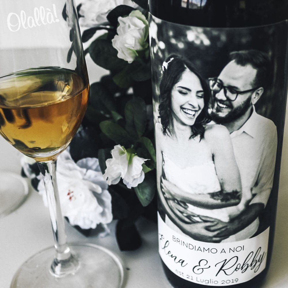 Bottiglia Personalizzata con Foto - Idea Regalo Anniversario di Matrimonio - immagine 3