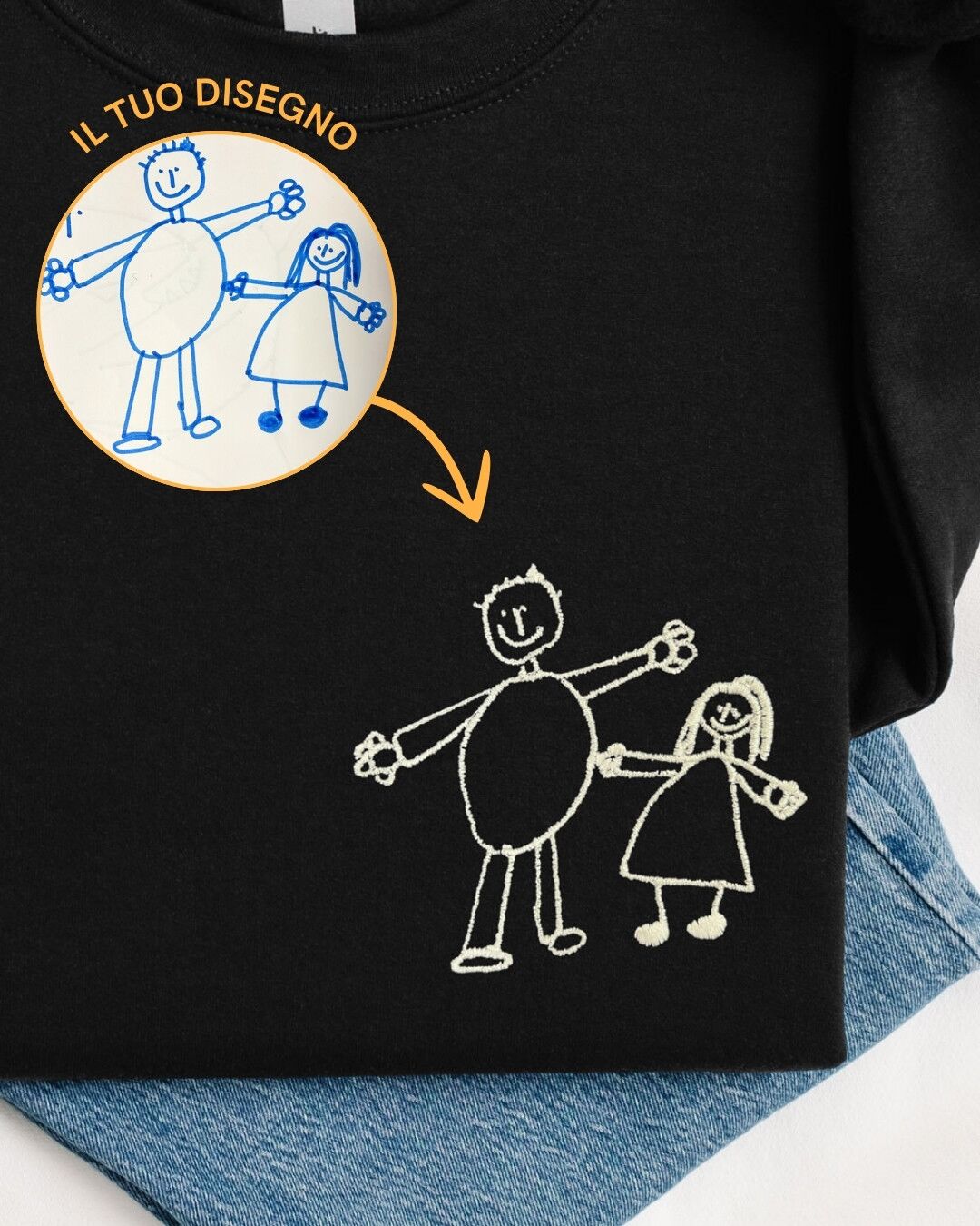 felpa-personalizzata-ricamo-disegno-papa-bambina