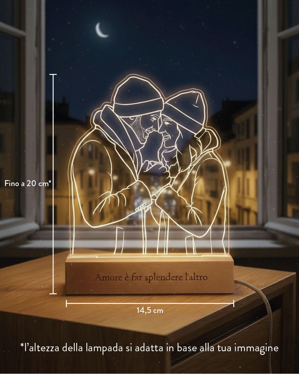 Lampada-led-illustrazione-lineart-regalo-san-valentino-anniversario