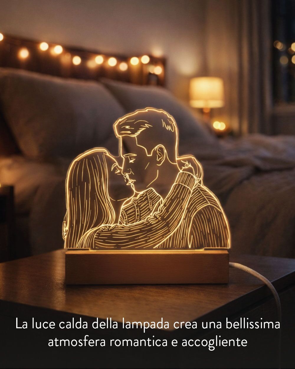 Lampada-led-illustrazione-lineart-regalo-san-valentino-anniversario