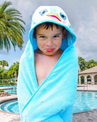 Accappatoio per Bambini con Cappuccio - Animali e Personaggi Divertenti