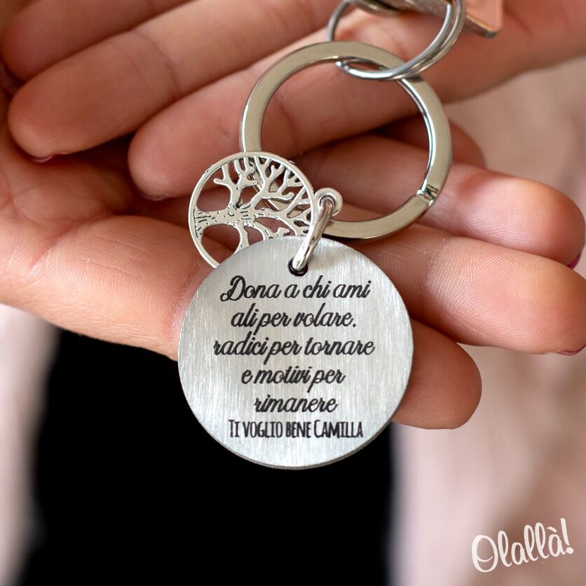 Acciaio Albero Vita Personalizzato 2