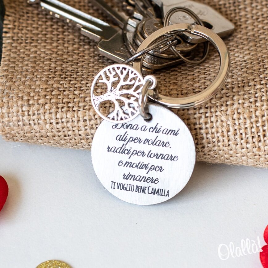 Acciaio Albero Vita Personalizzato 3