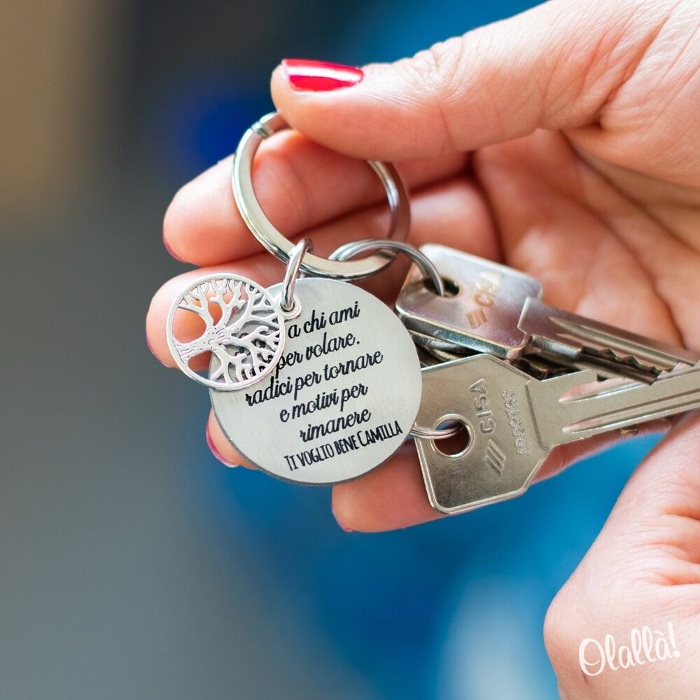Acciaio Albero Vita Personalizzato 5