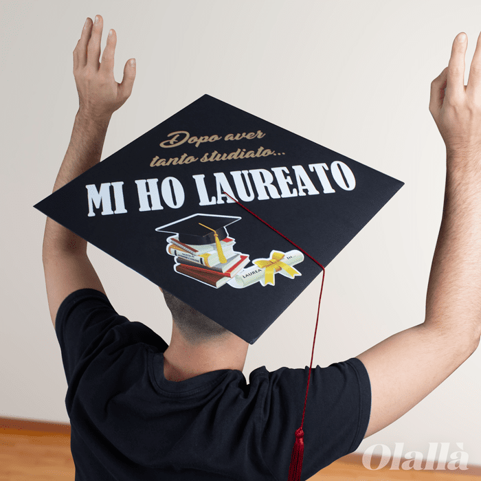 Cappello Laurea Ragalo Rivertente Amico