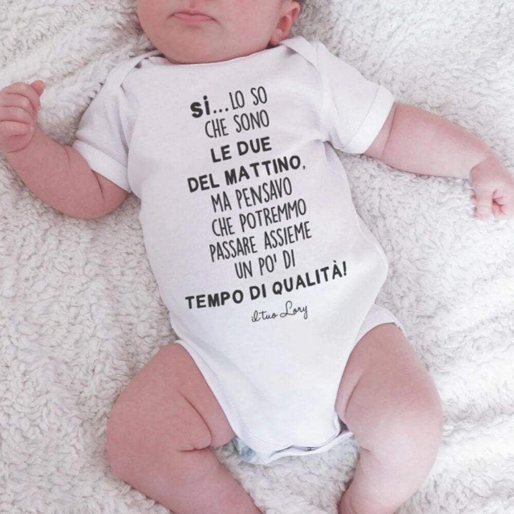 Body Bambino Idea Regalo Nascita