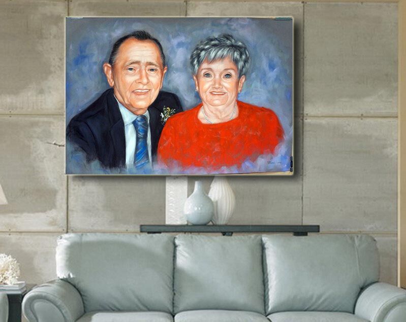 ritratti su commissione regalo anniversario matrimonio