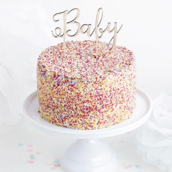 Decorazione-di-legno-per-torte-Baby