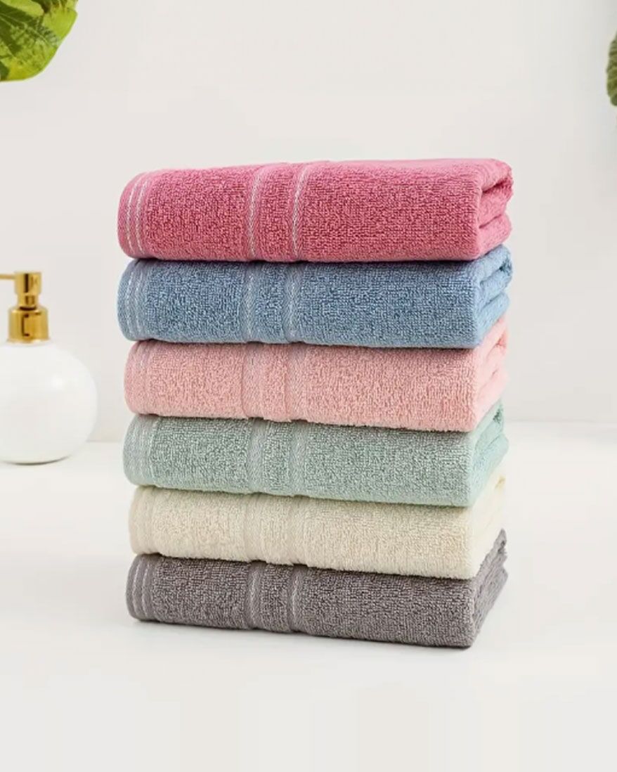 Asciugamani con Greca Colori e Misure Assortite Ospite Lavetta Visto Telo Bagno