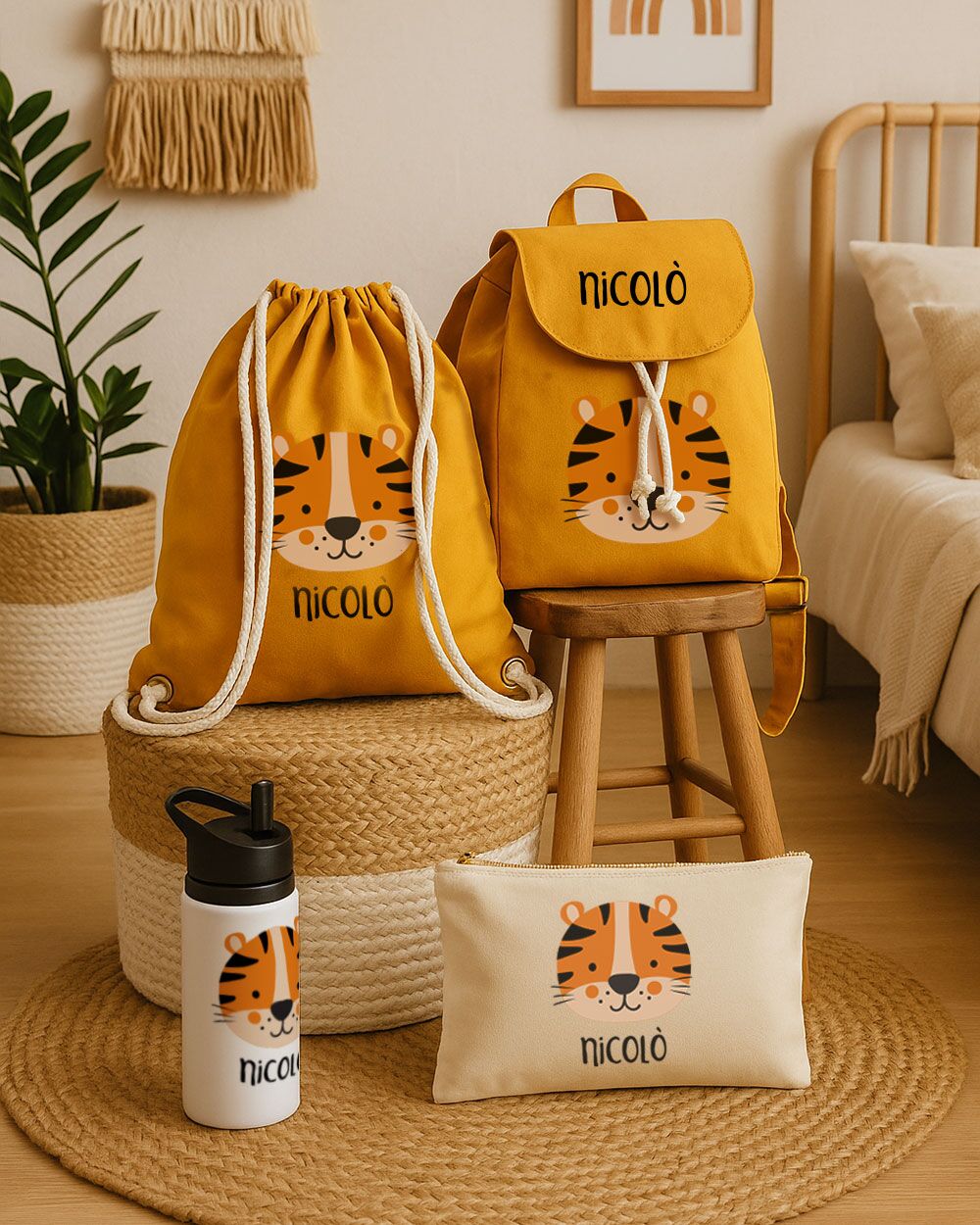 SET-asilo-zaino-sacca-borraccia-personalizzato-tigre-nome8