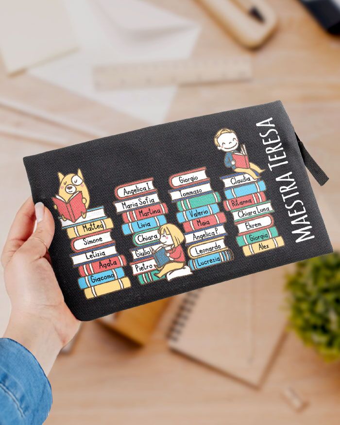 Astuccio Personalizzato Regalo Maestra Scuola