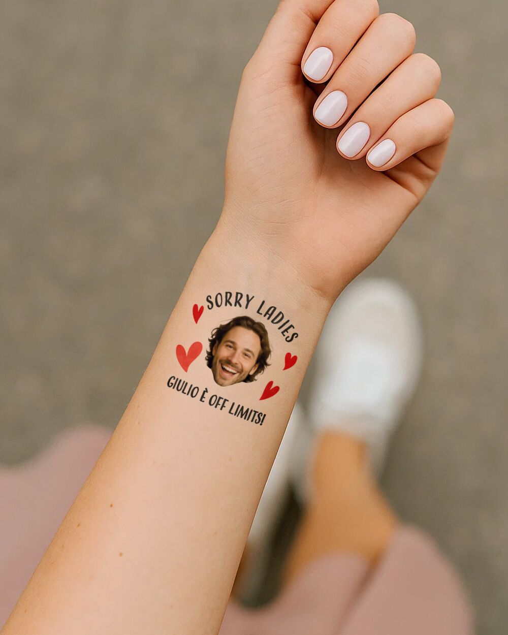 tatuaggio-trasferibile-personalizzato-addio-celibato-foto-dedica