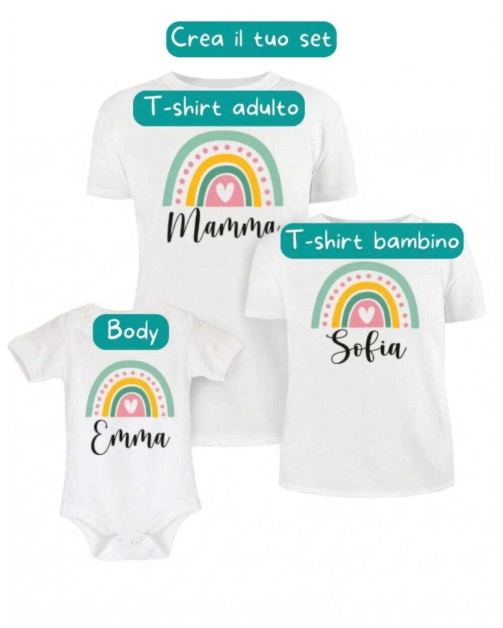 set-coordinato-mamma-figlioa-arcobaleno-boho
