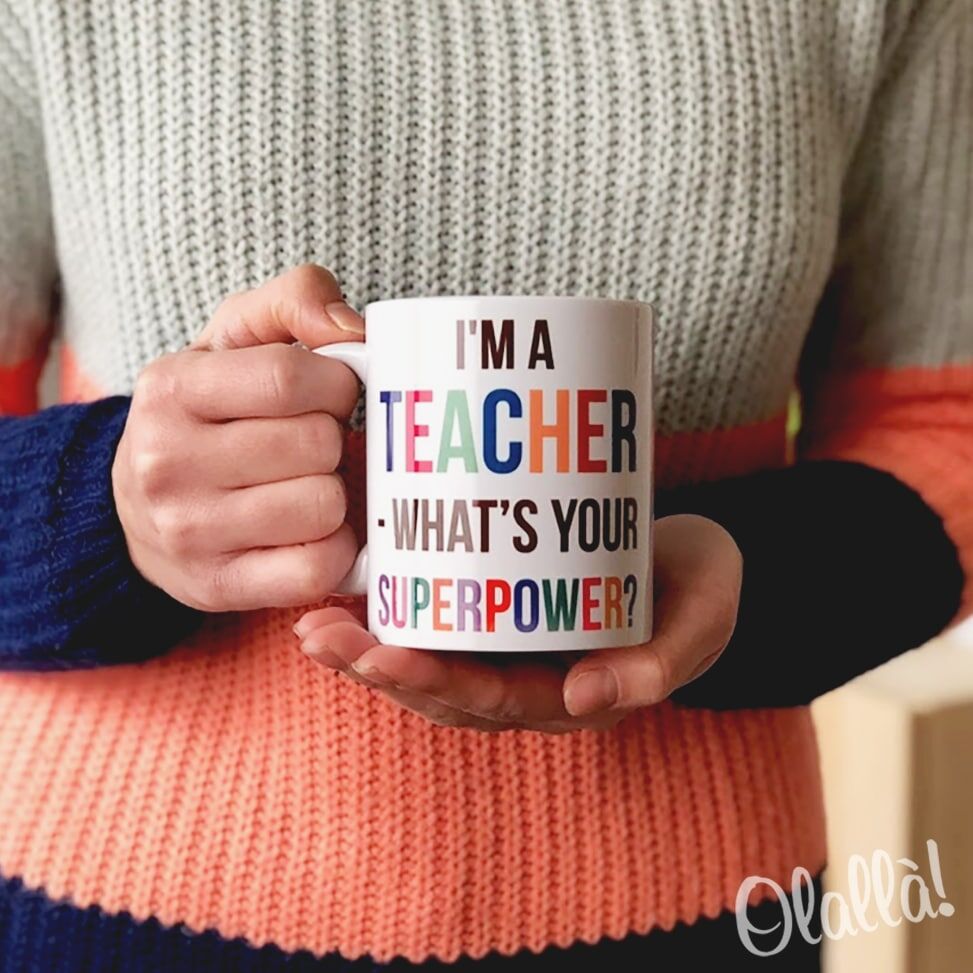 Tazza Personalizzata Maestra Idea Regalo 3