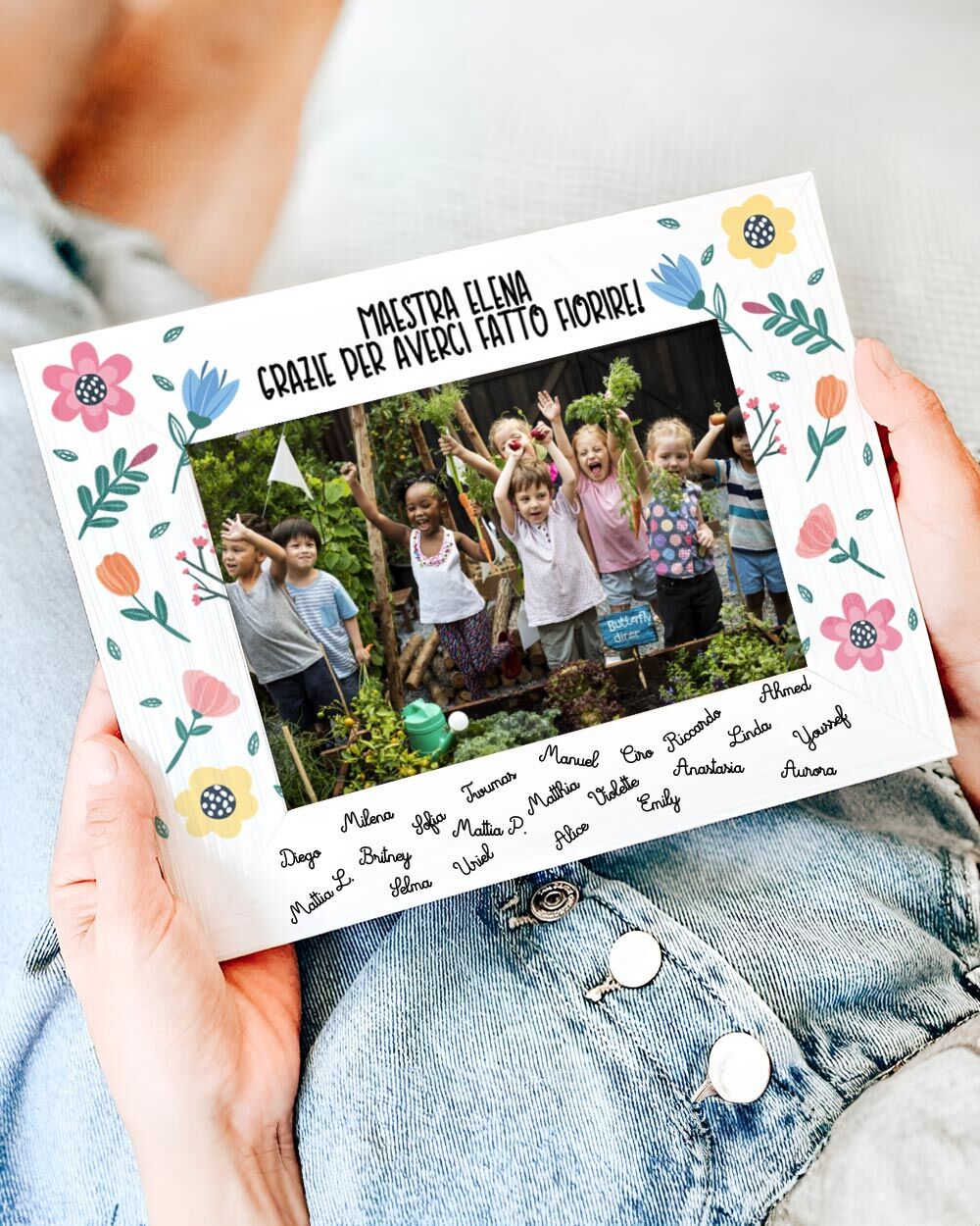 cornice-personalizzata-regalo-maestra-nomi-bambini