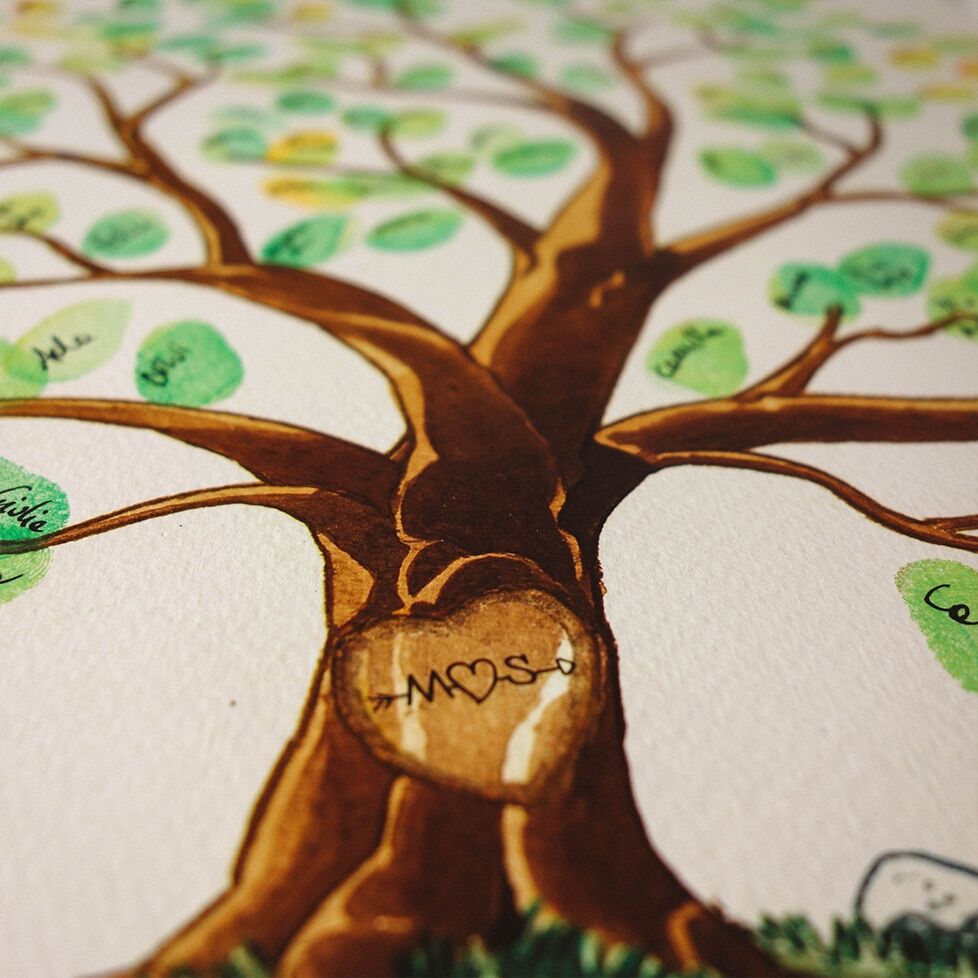 Albero Wedding Matrimonio Ospiti Guest Book111