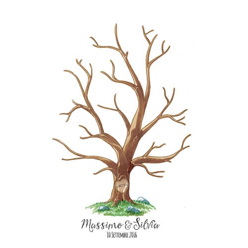 Albero Wedding Matrimonio Ospiti Guest Book33