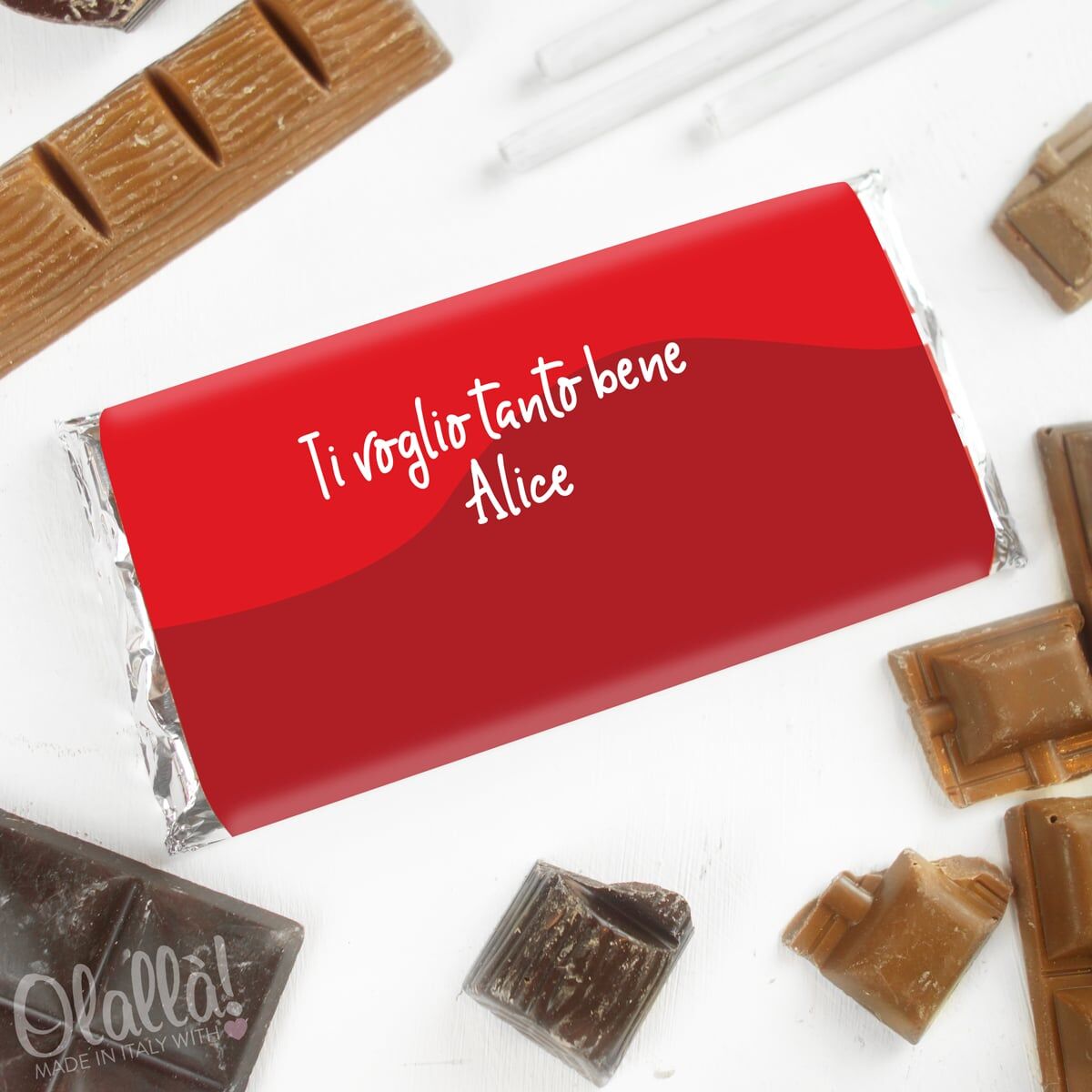 Cioccolata Artigianale Super Papà Nome Idea Regalo Festa Del Papà Dedica Retro