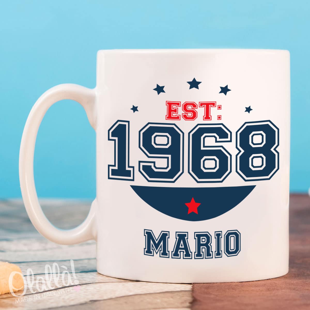 Tazza Personalizzata Idea Regalo Compleanno Uomo 50 Anni