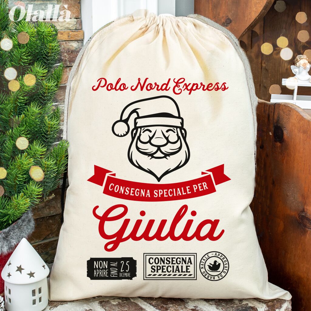 SACCA Babbo Natale CONSEGNA SPECIALE BABBO32