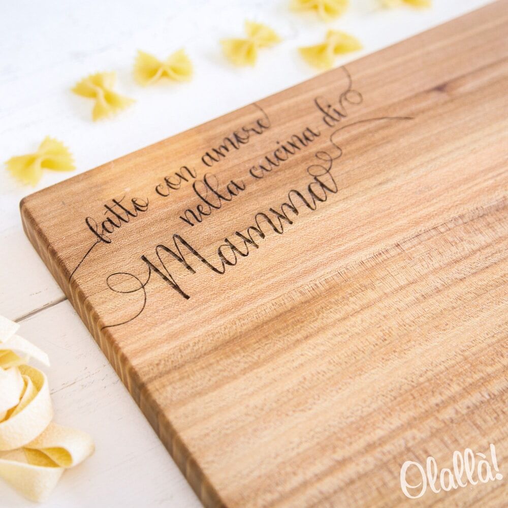 Tagliere Personalizzato Regalo Festa Mamma Dettaglio 1