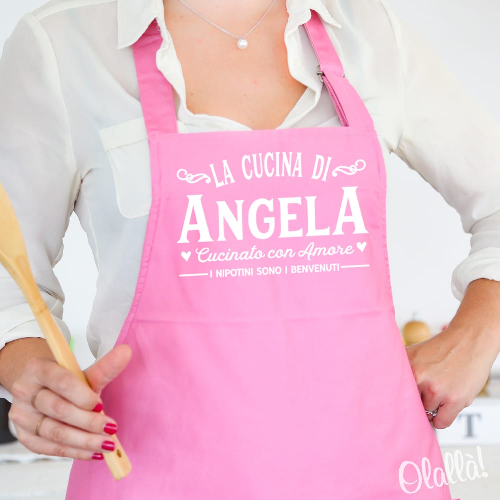 Grembiule Cucina Nome Personalizzato 10