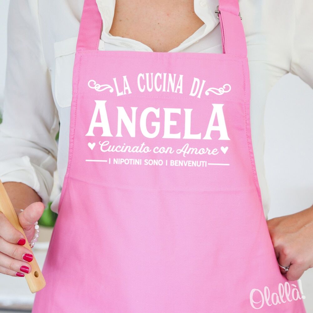 Grembiule Cucina Nome Personalizzato 9
