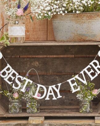 Festone Matrimonio Best Day Ever