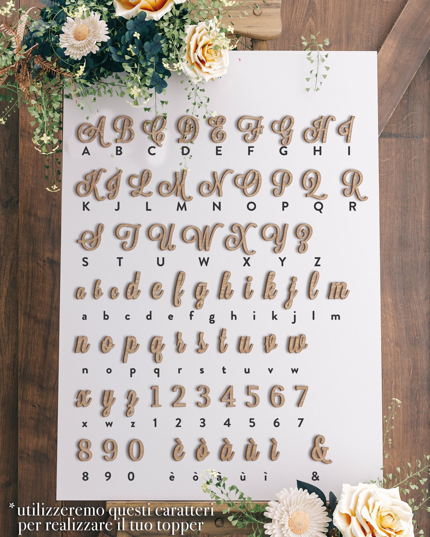 Caratteri Cake Topper 245