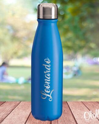 Borraccia Blu Personalizzata NOME