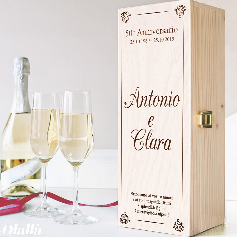 Cassettina Anniversario Personalizzata Elegante3