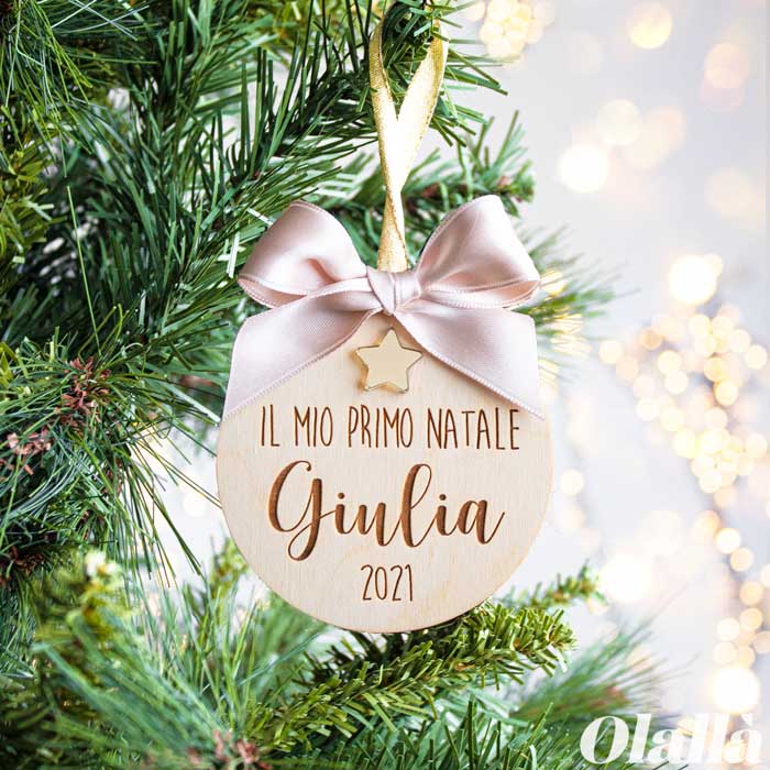 Pallina Albero Natale Primo Natale Di Stellina
