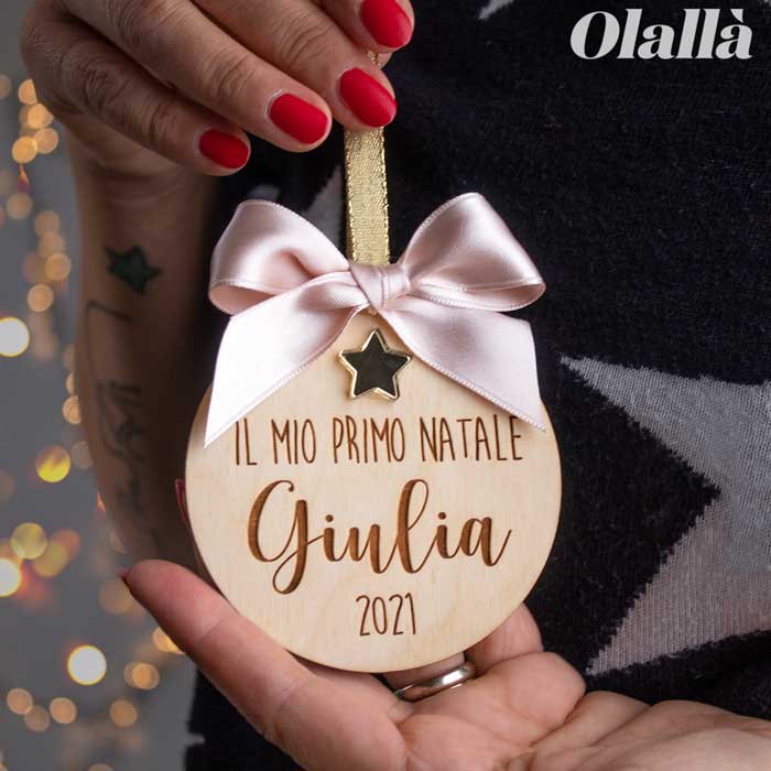 Pallina Albero Natale Primo Natale Di Stellina232