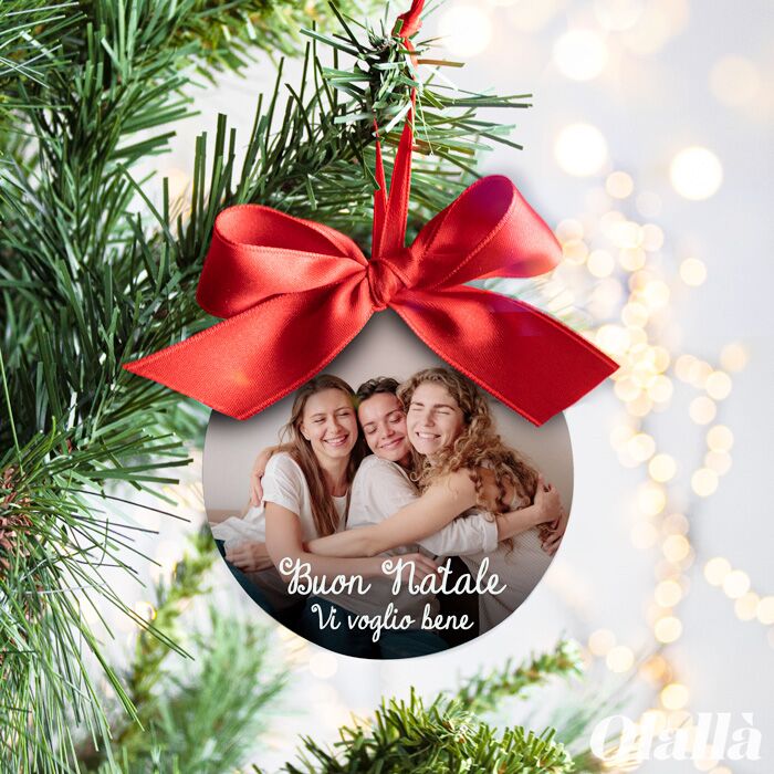 Pallina Natale Foto Regalo Personalizzato Amiche 02
