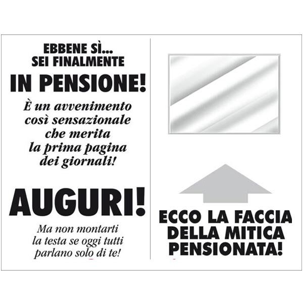 Finta Pagina Giornale Pensione Idea Regalo Divertente32