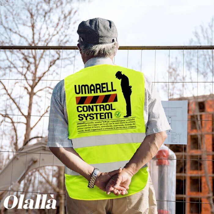Gilet Pensione Regalo Simpatico Umarell Cantiere
